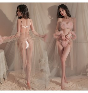 FEE ET MOI - Sexy Plush Sheer Bikini (Pink)